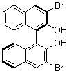 (R)-3,3'-Dibromo-1,1'-bi-2-naphthol molecular structure (CAS 111795-43-8)