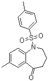 1,2,3,4-Tetrahydro-7-methyl-1-[(4-methylphenyl)sulfonyl]-5H-1-benzazepin-5-one molecular structure (CAS 1118507-77-9)