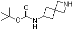 N-2-Azaspiro[3.3]hept-6-ylcarbamic acid tert-butyl ester molecular structure (CAS 1118786-85-8)