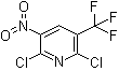2,6-Dichloro-3-nitro-5-(trifluoromethyl)pyridine molecular structure (CAS 111928-63-3)