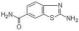 structure of CAS# 111962-90-4, 2-Amino-6-benzothiazolecarboxamide