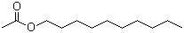 乙酸癸酯分子结构 (CAS 112-17-4)