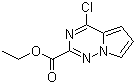 4-Chloropyrrolo[2,1-f][1,2,4]triazine-2-carboxylic acid ethyl ester molecular structure (CAS 1120214-92-7)