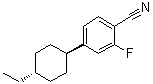 2-Fluoro-4-(trans-4'-ethylcyclohexyl)benzonitrile molecular structure (CAS 112026-71-8)