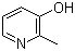 3-Hydroxy-2-methylpyridine molecular structure (CAS 1121-25-1)