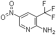 5-Nitro-3-(trifluoromethyl)-2-pyridinamine molecular structure (CAS 1121056-94-7)