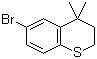 6-溴-4,4-二甲基硫代苯并二氢吡喃分子结构 (CAS 112110-44-8)