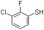 3-Chloro-2-fluorobenzenethiol molecular structure (CAS 1121585-29-2)