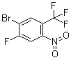 structure of CAS# 1121586-27-3, 4-Bromo-5-fluoro-2-trifluoromethylnitrobenzene;1-Bromo-2-fluoro-4-nitro-5-(trifluoromethyl)benzene