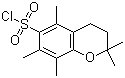 2,2,5,7,8-Pentamethylchroman-6-sulfonyl chloride molecular structure (CAS 112160-39-1)