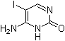 structure of CAS# 1122-44-7, 5-Iodocytosine;4-Amino-5-iodo-2(1H)-pyrimidinone