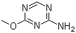 4-Methoxy-1,3,5-triazin-2-amine molecular structure (CAS 1122-73-2)