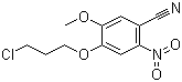 4-(3-Chloropropoxy)-5-methoxy-2-nitrobenzonitrile molecular structure (CAS 1122661-13-5)