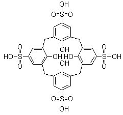 对磺酸基杯[4]芳烃分子结构 (CAS 112269-92-8)