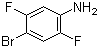 4-Bromo-2,5-difluoroaniline molecular structure (CAS 112279-60-4)