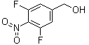 structure of CAS# 1123172-89-3, 3,5-Difluoro-4-nitrobenzenemethanol