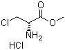 structure of CAS# 112346-82-4, 3-Chloro-D-alanine methyl ester hydrochloride