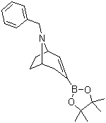 8-Benzyl-8-azabicyclo[3.2.1]oct-2-ene-3-boronic acid pinacol ester molecular structure (CAS 1123661-15-3)