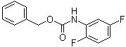 (2,4-Difluorophenyl)carbamic acid benzyl ester molecular structure (CAS 112434-18-1)