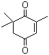 2,6,6-Trimethyl-2-cyclohexene-1,4-dione molecular structure (CAS 1125-21-9)