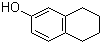 structure of CAS# 1125-78-6, 5,6,7,8-Tetrahydro-2-naphthol;5,6,7,8-Tetrahydro-2-naphthalenol; 6-Hydroxy-1,2,3,4-tetrahydronaphthalene; Tetrahydro-beta-naphthol