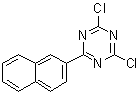 结构式 CAS# 112719-97-8, 2,4-二氯-6-(2-萘基)-1,3,5-三嗪