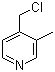 4-Chloromethyl-3-methylpyridine molecular structure (CAS 112739-36-3)