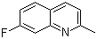 7-Fluoro-2-methylquinoline molecular structure (CAS 1128-74-1)