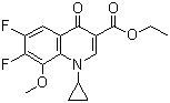 1-Cyclopropyl-6,7-difluoro-1,4-dihydro-8-methoxy-4-oxo-3-quinolinecarboxylic acid ethyl ester molecular structure (CAS 112811-71-9)