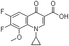 1-Cyclopropyl-6,7-difluoro-1,4-dihydro-8-methoxy-4-oxo-3-quinolinecarboxylic acid molecular structure (CAS 112811-72-0)