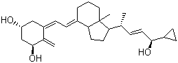 Calcipotriol molecular structure (CAS 112828-00-9)