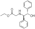 Ethyl 2-((1R,2S)-2-hydroxy-1,2-diphenylethylamino)acetate molecular structure (CAS 112835-62-8)