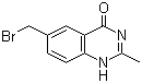 结构式 CAS# 112888-43-4, 6-溴甲基-3,4-二氢-2-甲基-喹唑啉-4-酮