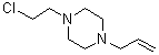1-(2-Chloroethyl)-4-(2-propenyl)piperazine molecular structure (CAS 112952-20-2)