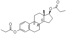 Estradiol 3,17-dipropionate molecular structure (CAS 113-38-2)