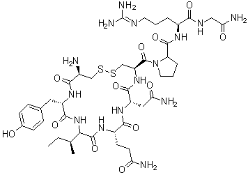 精氨缩宫素分子结构 (CAS 113-80-4)