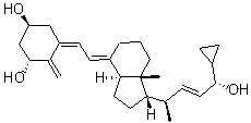 结构式 CAS# 113082-99-8, 5,6-反式-卡泊三醇