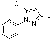 5-Chloro-3-methyl-1-phenyl-1H-pyrazole molecular structure (CAS 1131-17-5)