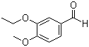structure of CAS# 1131-52-8, 3-Ethoxy-4-methoxybenzaldehyde