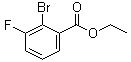 Ethyl 2-bromo-3-fluorobenzoate molecular structure (CAS 1131040-49-7)