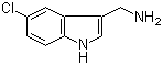 5-Chloro-1H-indole-3-methanamine molecular structure (CAS 113188-83-3)