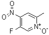 5-Fluoro-4-nitro-2-picoline N-oxide molecular structure (CAS 113209-88-4)