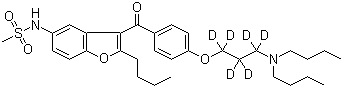 Dronedarone-d<sub>6</sub> molecular structure (CAS 1132693-87-8)