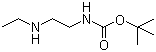 structure of CAS# 113283-93-5, tert-Butyl N-[2-(ethylamino)ethyl]carbamate;tert-Butyl [2-(ethylamino)ethyl]carbamate