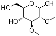 2,3-二-O-甲基-D-吡喃葡萄糖分子结构 (CAS 1133-45-5)