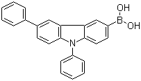 B-(6,9-Diphenyl-9H-carbazol-3-yl)boronic acid molecular structure (CAS 1133058-06-6)