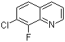 7-Chloro-8-fluoroquinoline molecular structure (CAS 1133116-09-2)