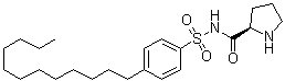 (2R)-N-[(4-Dodecylphenyl)sulfonyl]-2-pyrrolidinecarboxamide molecular structure (CAS 1134192-85-0)