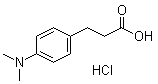 结构式 CAS# 1134691-04-5, 4-(二甲基氨基)苯丙酸盐酸盐