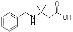 3-Benzylamino-3-methylbutyric acid molecular structure (CAS 113479-11-1)